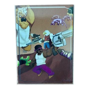 144 Super GunWorld 2 Limited Run Games Silver Trading Card, Hobby en Vrije tijd, Gezelschapsspellen | Kaartspellen, Verzenden