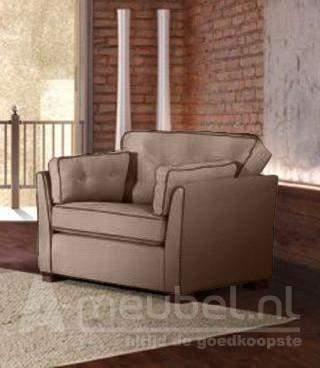 Fauteuil Dordrecht - fauteuils - Creme, Nieuw, Stof