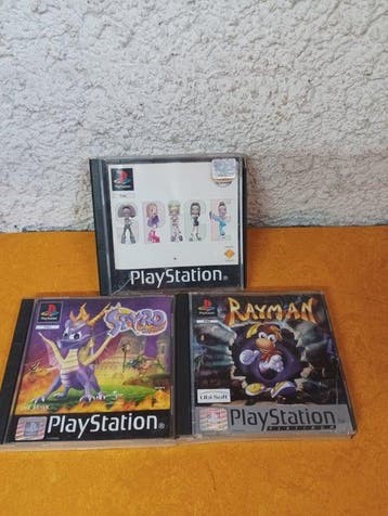 Sony - Playstation 1 (PS1) - Rayman, Spyro & Spice Girls -, Nieuw
