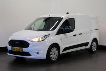Ford Transit Connect 1.0 Ecoboost 100PK L2 2x Schuifdeur Ben, Stof, Gebruikt, Overige brandstoffen, Wit