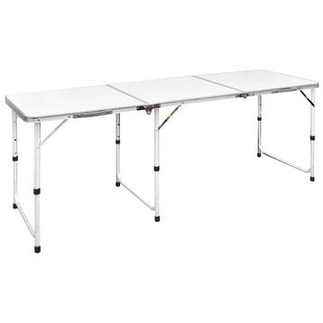 vidaXL Campingtafel inklapbaar en verstelbaar in hoogte, Verzenden, Nieuw