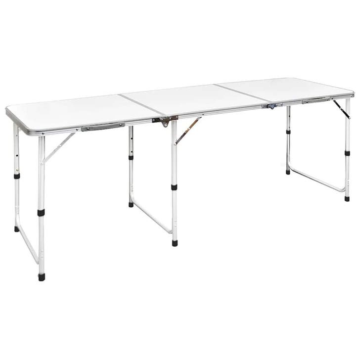 vidaXL Campingtafel inklapbaar en verstelbaar in hoogte, Caravans en Kamperen, Kampeermeubelen, Nieuw, Verzenden