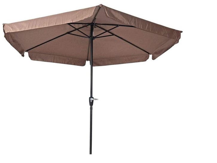 Gemini Parasol Taupe Ø300 cm, Tuin en Terras, Parasols, Stokparasol, Nieuw, 2 tot 3 meter, Waterdicht, Ophalen of Verzenden