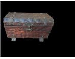 Opbergkoffer - Hout - Folk Art hoefijzer, Antiek en Kunst