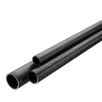 Stalen Steigerbuis Antraciet Ø 26,9 mm - op maat gezaagd, Verzenden, Nieuw