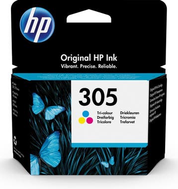 HP 305 Origineel Cyaan, Magenta, Geel 1 stuk(s) Normaal, Verzenden, Nieuw