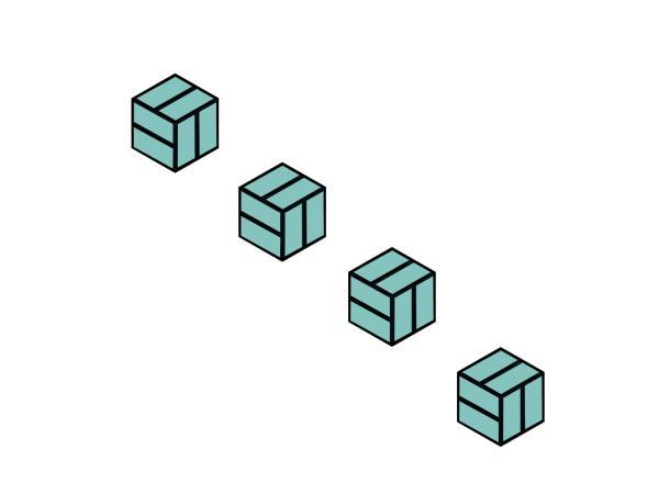 Veiling - 4x Akoestisch paneel Hexagon Ocean Splash 300 × 2, Doe-het-zelf en Verbouw, Platen en Panelen, Nieuw