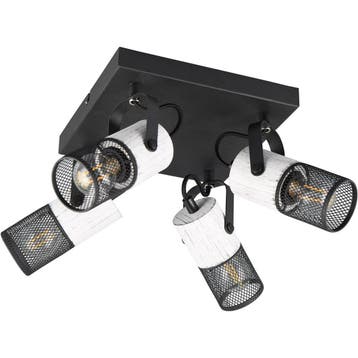 LED Plafondspot - Trion Josh - E14 Fitting - 4-lichts - Rond, Huis en Inrichting, Nieuw, Overige fittingen, Ophalen of Verzenden