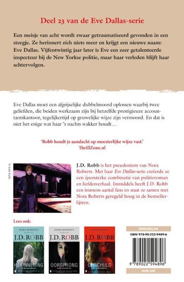 Verwachting / Eve Dallas / 23 9789022594896 J.D. Robb, Verzenden, Zo goed als nieuw, J.D. Robb