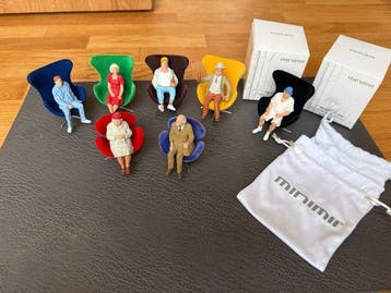 Minimini - Arne Jacobsen - Fauteuil (7) - Egg Stoel -, Antiek en Kunst