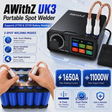 Awithz UK3 Draagbare Batterij Spot Lasapparaat - 10000mAh DI, Verzenden, Nieuw
