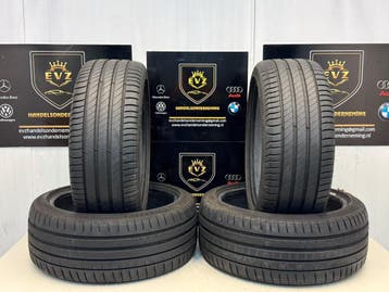4 stuks 225/40R18 zomerbanden Michelin Pilot Sport 4 5,5mm, 18 inch, Gebruikt, Band(en), Personenwagen