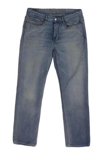 Denham Broek in maat W34 L32 Blauw, Verzenden, Zo goed als nieuw, Blauw, Denham
