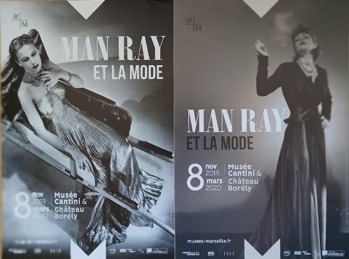 Man Ray - Deux affiches originales dexposition - Man Ray et, Antiek en Kunst, Kunst | Tekeningen en Foto's