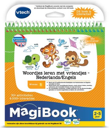 VTech MagiBook Activiteitenboek - Woordjes Leren met, Kinderen en Baby's, Ophalen of Verzenden, Zo goed als nieuw