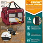 Reisbench hond - Draagtas hond - Transportbox - 83x58x58 cm, Verzenden, Zo goed als nieuw