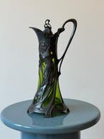 WMF / Geislingen - Kruik - tinlegering, Glas - Maiden - De