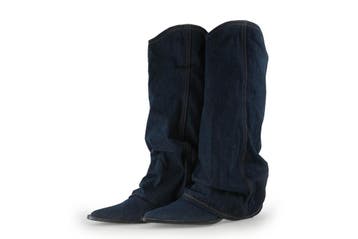 Sacha Laarzen in maat 39 Blauw, Hoge laarzen, Zo goed als nieuw, Sacha, Verzenden