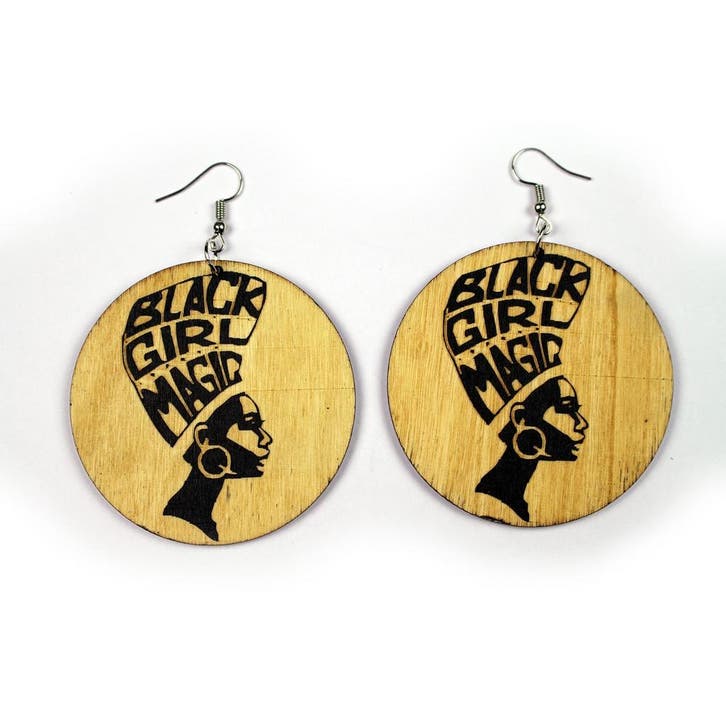 African earrings wood | Black girl magic, Sieraden, Tassen en Uiterlijk, Oorbellen, Nieuw, Ophalen of Verzenden