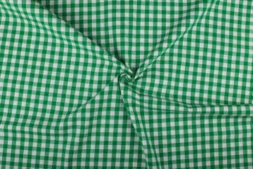 Boerenbont stof groen wit geruit - 10mm geruit, 120 cm of meer, Ophalen of Verzenden, Katoen, Groen