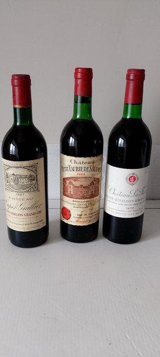 1979 Chateau La Fleur 1987 Chateau Capet-Guillier & 1974, Verzamelen, Nieuw