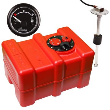 Inbouw Brandstoftank Kunststof Complete Set 42 Liter Inclusi, Watersport en Boten, Ophalen of Verzenden, Nieuw