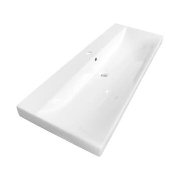 Brauer Aurora Wastafel - 120 cm - met 1 Spoelbak en 1, Ophalen of Verzenden, Nieuw