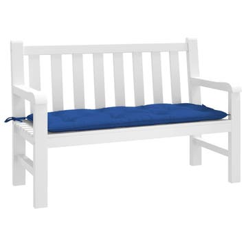 vidaXL Tuinbankkussen 120x50x7 cm oxford stof blauw, Huis en Inrichting, Woonaccessoires | Kussens, Verzenden, Nieuw, Blauw