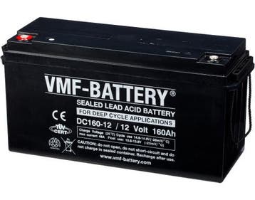 VMF AGM Deep Cycle accu | DC160-12 | 12V 160Ah, Ophalen of Verzenden, Nieuw