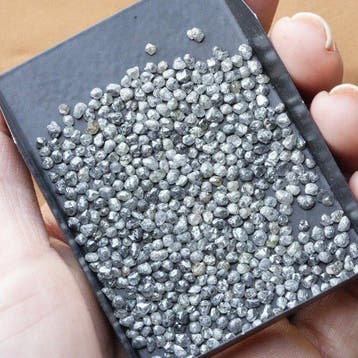Diamant 1000 ct bulk zwarte natuurlijke ruwe, losse