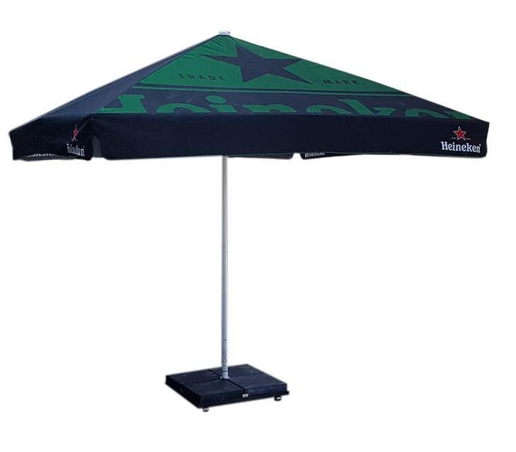 Te huur: Heineken parasol met voet, Zakelijke goederen, Horeca | Meubilair en Inrichting, Nieuw zonder verpakking, Ophalen of Verzenden