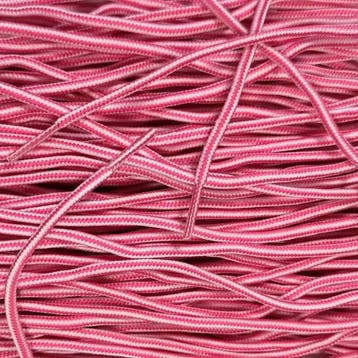 Ronde outdoor Two-Tone veters - Roze Wit • 120  cm x 5 mm, Ophalen of Verzenden, Nieuw