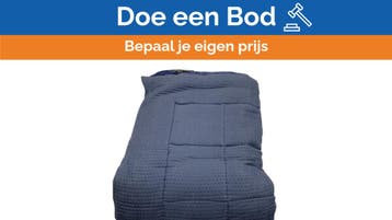 Bieden: Gentili Mosconi Premium Marine Quilt Dark Blue  Du, Huis en Inrichting, Ophalen of Verzenden, Nieuw