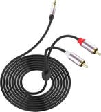 RCA Kabel – 3.5mm Jack naar 2x RCA – Stereo Audio – Voor, Ophalen of Verzenden, Nieuw