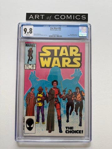 Star Wars #90 - CGC 9.8 - Mon Mothma, Kiro, Admiral Ackbar, Nieuw