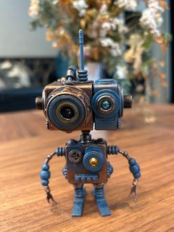 Handmade - Speelgoed robot Steampunk robot - Japan
