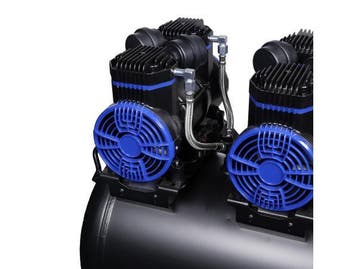 Veiling - Compressor olievrij 3x1pk 100L tank 230V