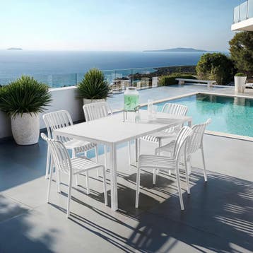 Tuinstoelen Alcudia, weerbestendig, stapelbaar, Verzenden, Nieuw