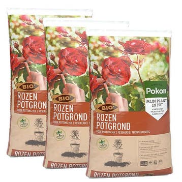 Rozen potgrond bio | Pokon | 90 liter, Tuin en Terras, Aarde en Mest, Verzenden