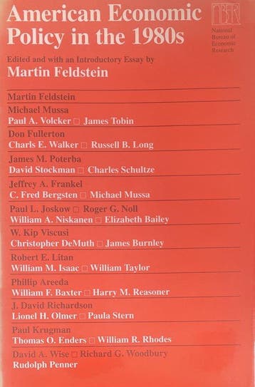 American Economic Policy in the 1980s, Ophalen of Verzenden, Nieuw