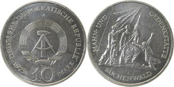 10 Mark Ddr Buchenwald 72 handgehoben, Verzenden