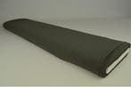 Donkergrijs chiffon stof  - 15 of 50 meter rol, 120 cm of meer, Ophalen of Verzenden, Polyester, Grijs
