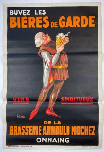 Le Clercq - Bieres de garde 1930, Antiek en Kunst