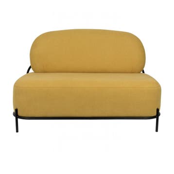 *WOONWINKEL* Bankje Modern-retro Geel, Huis en Inrichting, Banken | Bankstellen, Verzenden, Nieuw