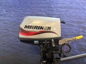 “Mercury / Mariner 6 pk buitenboordmotor | Zeer nette staat”, 5 tot 10 pk, Viertaktmotor, Ophalen of Verzenden, Zo goed als nieuw