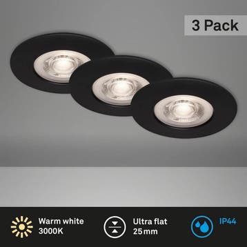 Briloner Leuchten LED-inbouwlampen, inbouwlampen, set van 3,, Huis en Inrichting, Ophalen of Verzenden, Nieuw