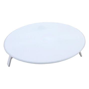 Afdekplaat | Attema (Rond, Inbouwdoos, Klemmend, Ø95mm, Wit), Verzenden, Nieuw