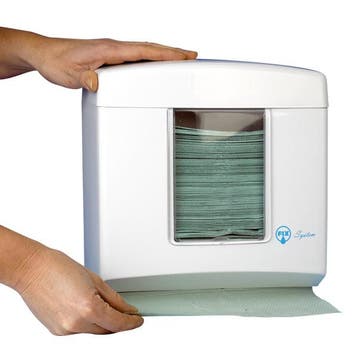 2dekans | plastpro – Plastic papieren handdoek dispenser 250, Ophalen of Verzenden, Zo goed als nieuw