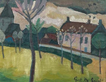 Gustave De Smet (1877-1943) - Zicht op Deurle
