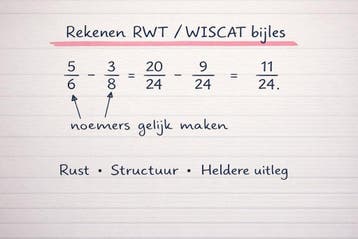 Pabo rekenen oefenen – RWT / WISCAT bijles online, Nieuw